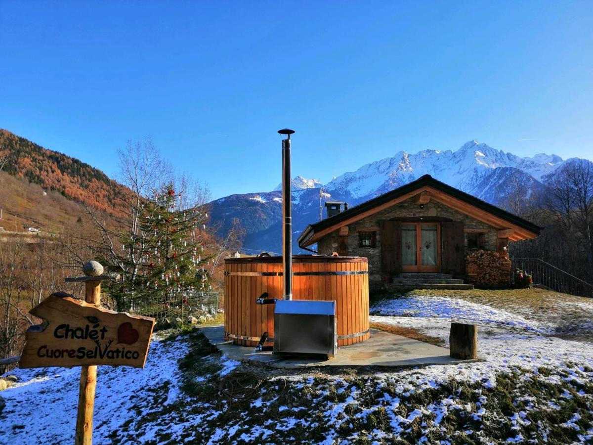 Chalet Cuore Selvatico Monno ภายนอก รูปภาพ