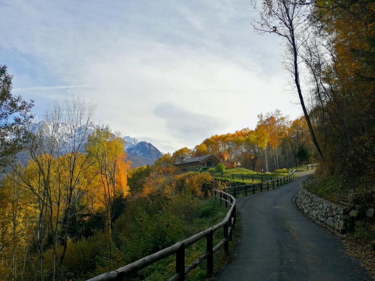 Chalet Cuore Selvatico Monno ภายนอก รูปภาพ